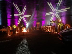 Scenografie luminose per feste ed eventi a roma